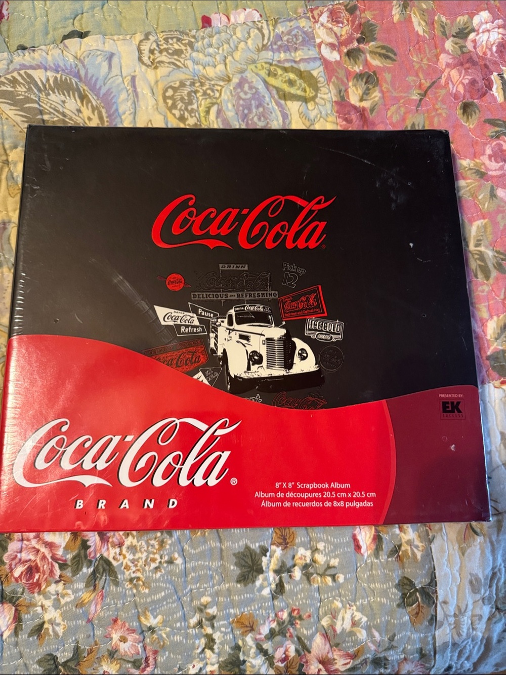 Coca-Cola Black and Red Vintage Logo Scrapbook Album